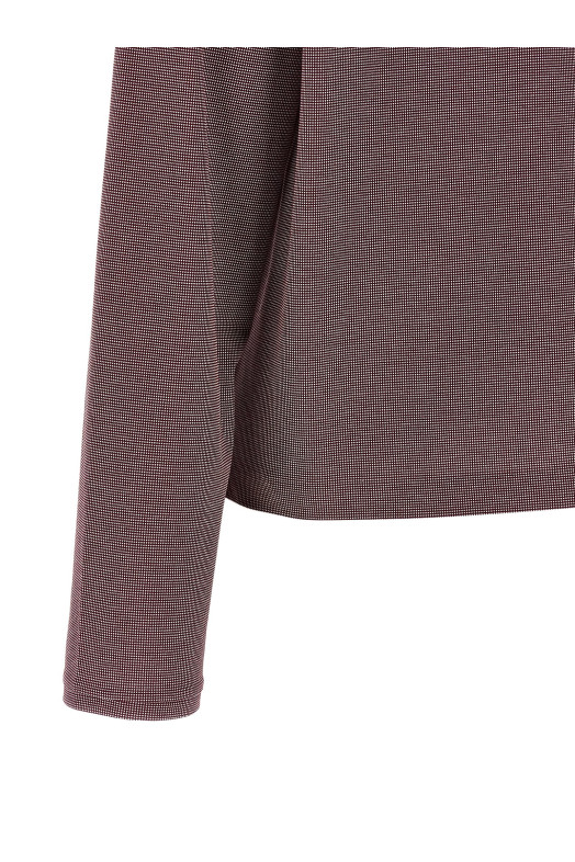 Jacquard jersey t-shirt Bordeaux