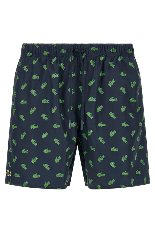 Купальник «Крокодил», синий LACOSTE MH1851166