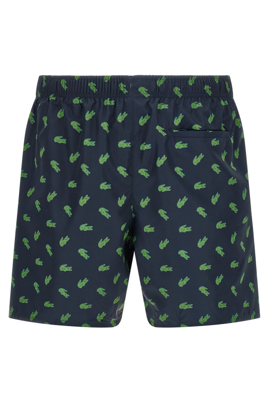 Купальник «Крокодил», синий LACOSTE MH1851166