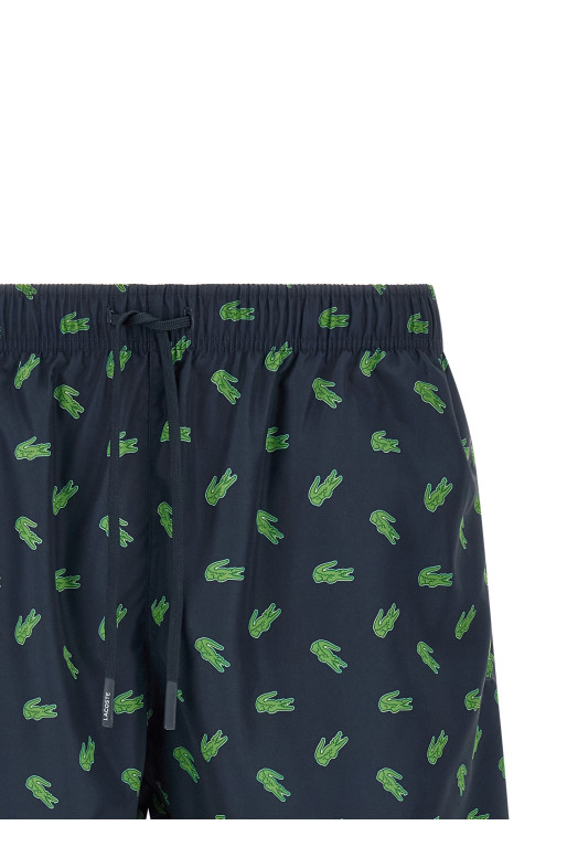 Купальник «Крокодил», синий LACOSTE MH1851166