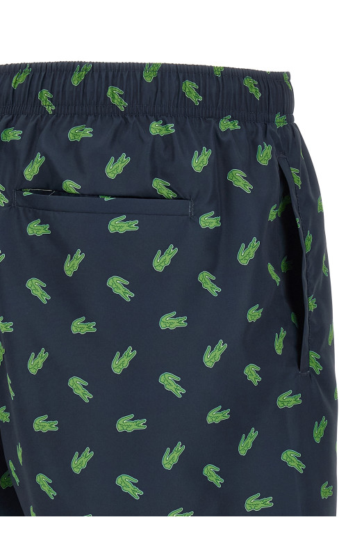 Купальник «Крокодил», синий LACOSTE MH1851166