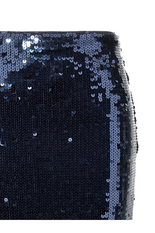 'Sequin pencil' skirt Blue