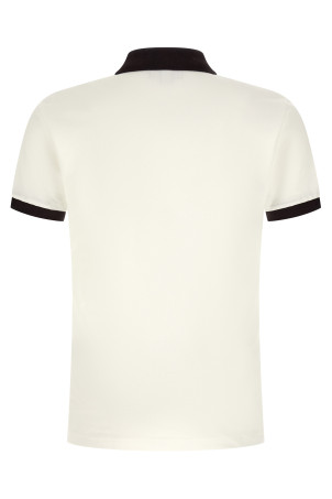 Поло с логотипом на нашивке, коричневое LACOSTE PH20171I9