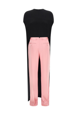 Двоколірний комбінезон із жоржету TOM FORD TU0298FAX187NPA