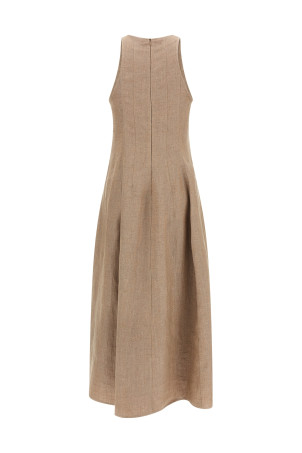 'Sparkling' dress  Beige