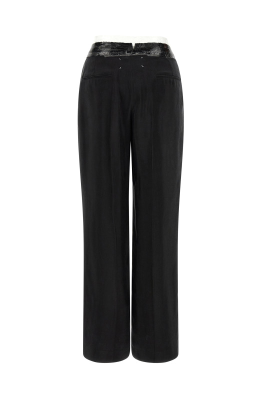 'Taped' pants Black