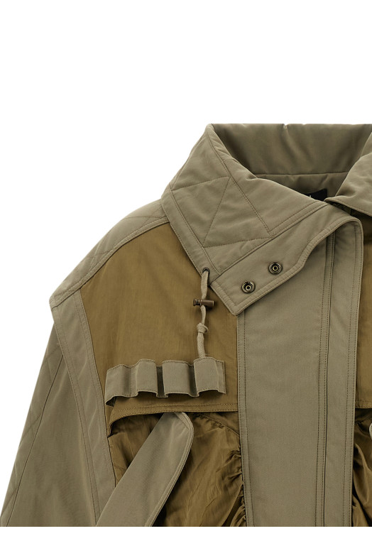 Куртка-бомбер «Utility» зеленого цвета GF0TFA90MI367GS