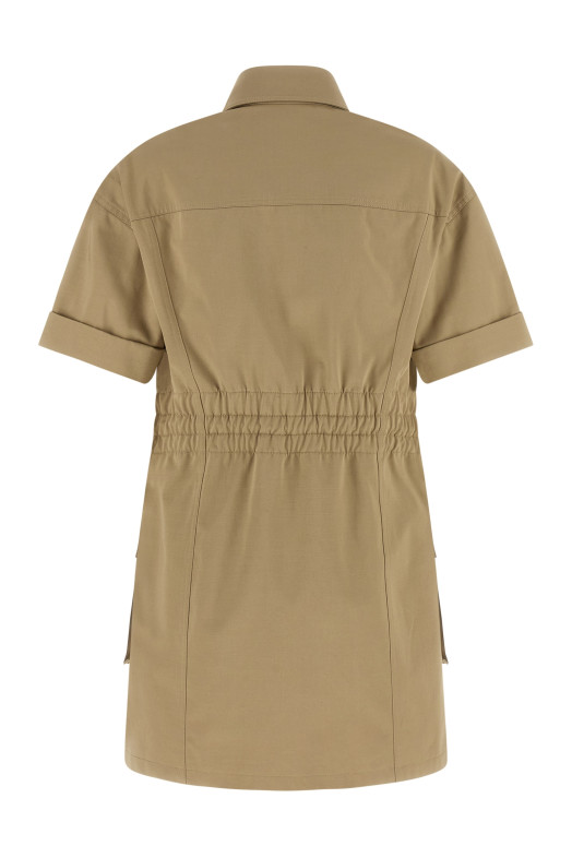 Платье «Сахара» зеленого цвета BALMAIN GF0R7480CG650TF