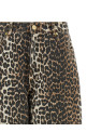 'Leopard Printed Stary' jeans Brown