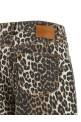 'Leopard Printed Stary' jeans Brown