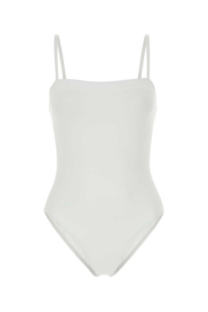 Білий купальник із еластичного нейлону ERES (011402)