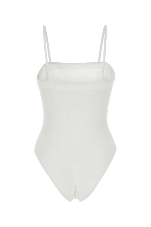 White stretch nylon swimsuit ERES (011402)