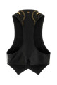 Black nappa leather vest VERSACE (10248941A18102)