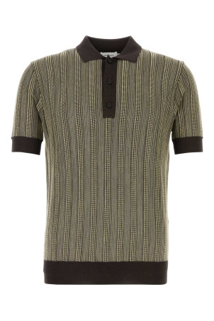 Embroidered stretch viscose blend polo shirt SALVATORE FERRAGAMO (145726793697)