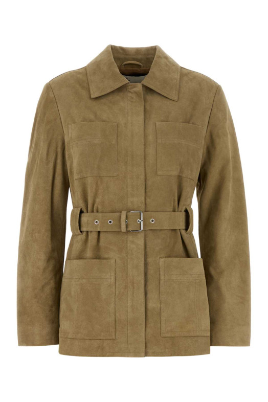 Khaki suede jacket TORY BURCH (177988)