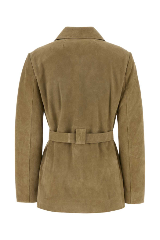 Khaki suede jacket TORY BURCH (177988)