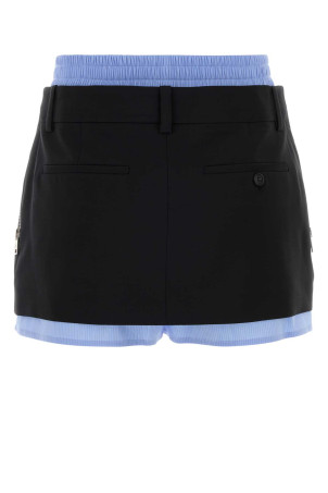 Black twill pant-skirt ALEXANDER WANG (1WC2265410)