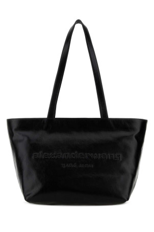 Black leather medium Punch shopping bag ALEXANDER WANG (20226T60L)