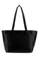 Black leather medium Punch shopping bag ALEXANDER WANG (20226T60L)