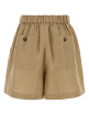Beige linen Veletta shorts WEEKEND (2615141013600)