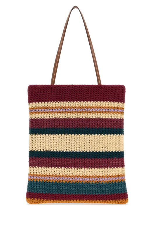 Вышитая вязаная сумка для покупок MIU MIU (5BG248VORO2DO3)