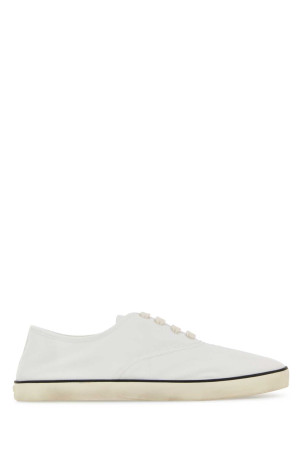 White canvas sneakers Black MIU MIU (5E368EF0053LKE)