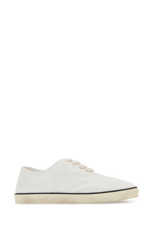 White canvas sneakers Black MIU MIU (5E368EF0053LKE)