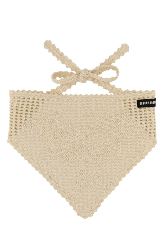 Sand crochet bandana MIU MIU (5IH0732CRB)