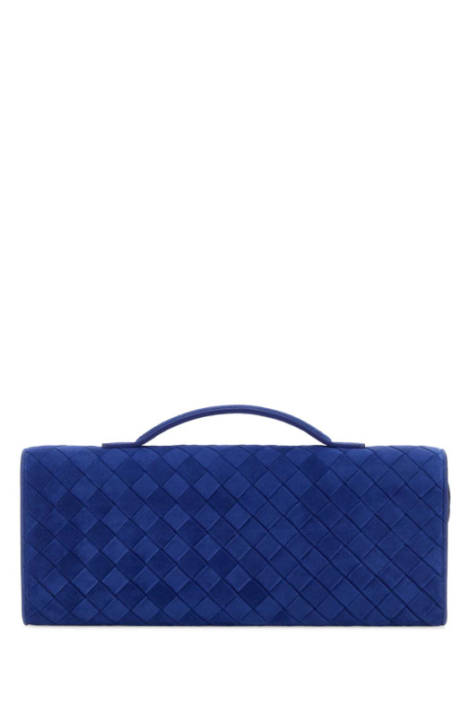 Синя замшева сумочка Andiamo від BOTTEGA VENETA (741511V60F1)