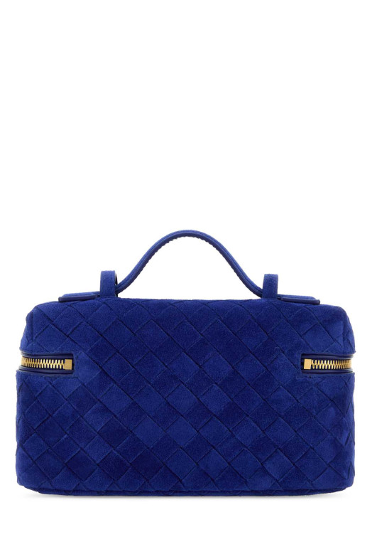 Сумка «Bang Bang» з синьої замші від BOTTEGA VENETA (789109V5ZZ1)