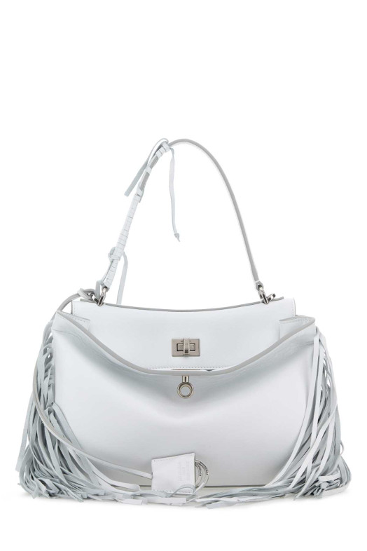 Небольшая кожаная сумочка Rodeo цвета «мел» от BALENCIAGA (7897792AB9O)