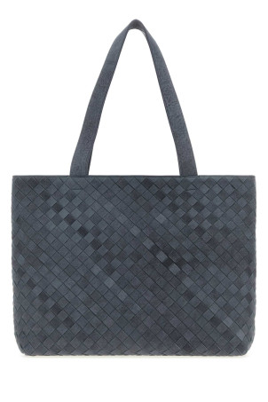Air Force blue suede Intrecciato shopping bag BOTTEGA VENETA (795628V6FQ2)