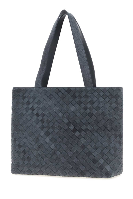 Air Force blue suede Intrecciato shopping bag BOTTEGA VENETA (795628V6FQ2)
