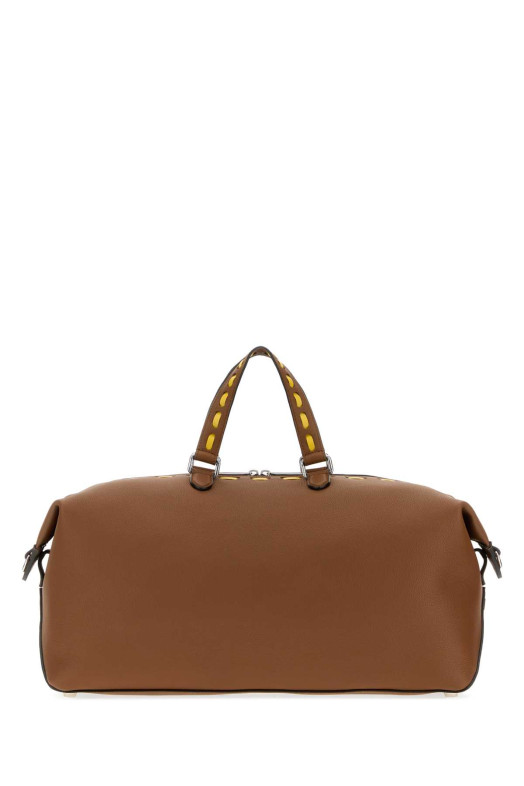 Caramel leather Fendi Lui 45 shopping bag FENDI (7VA686AVBX)