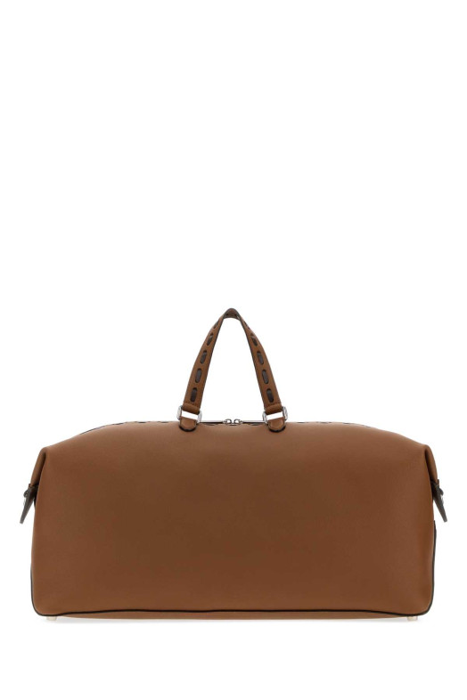 Brown leather Fendi Lui 55 shopping bag FENDI (7VV182AVBX)