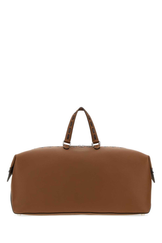 Brown leather Fendi Lui 55 shopping bag FENDI (7VV182AVBX)