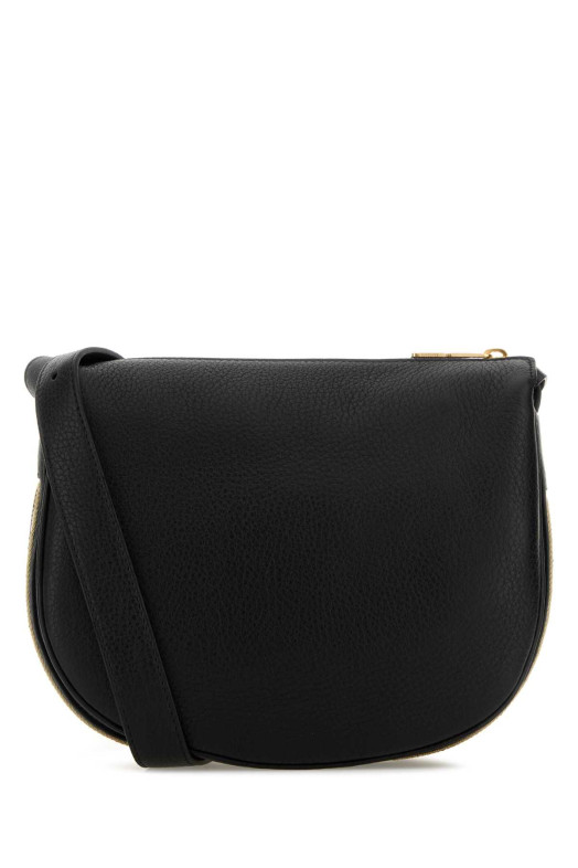 Black leather Tavistock crossbody bag Black BURBERRY (8120263)