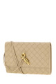 Beige nappa leather Andiamo crossbody bag BOTTEGA VENETA (836940VCPP2)