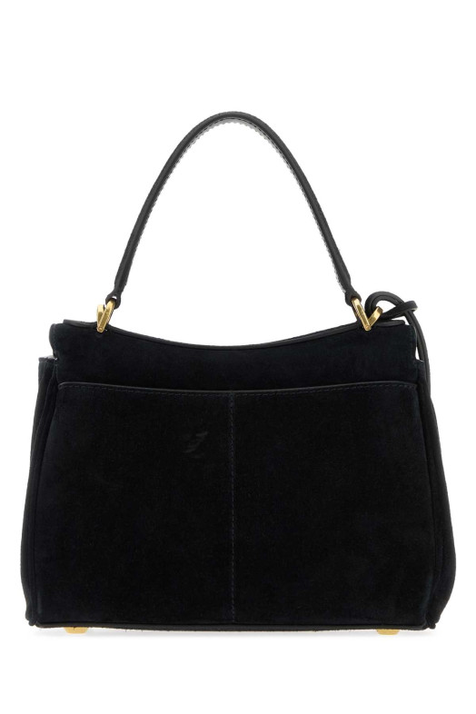 Black suede mini Rodeo handbag Black BALENCIAGA (8437122ACKO)