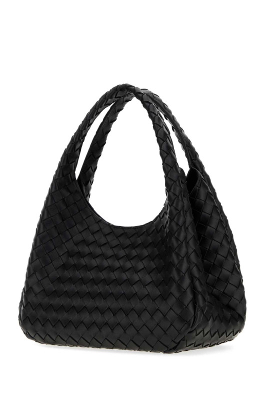 Black leather Campana shoulder bag BOTTEGA VENETA (844249V4SC0)