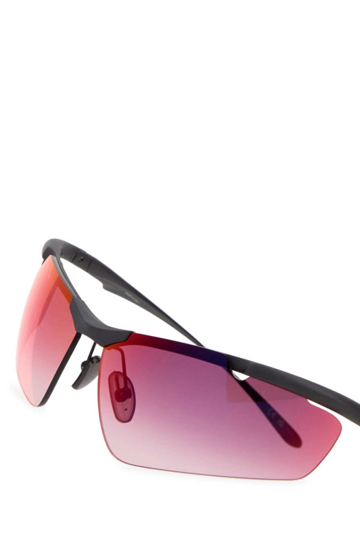 Silver metal Boomerang sunglasses BALENCIAGA (847016T0005)