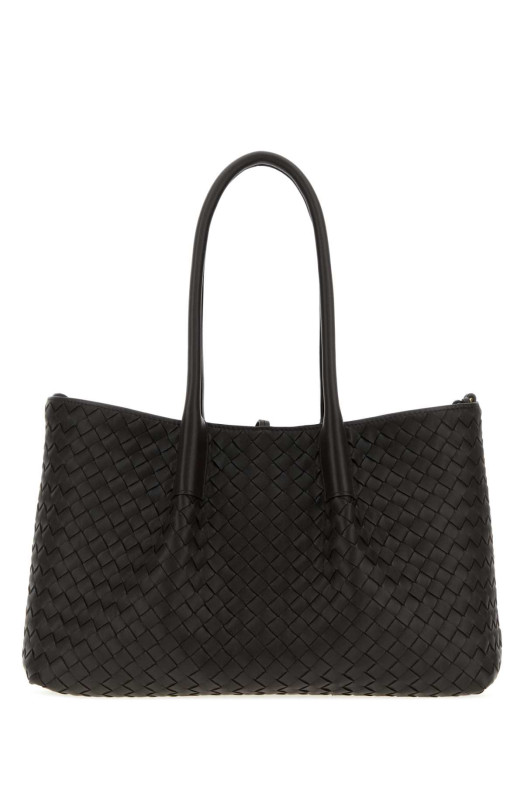 Dark brown leather Pinacoteca reversible shopping bag BOTTEGA VENETA (854371V5AG1)
