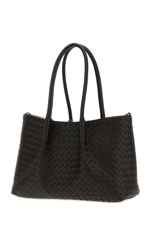 Dark brown leather Pinacoteca reversible shopping bag BOTTEGA VENETA (854371V5AG1)