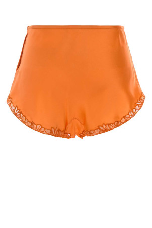 Orange satin shorts SAINT LAURENT (861353Y7G27)