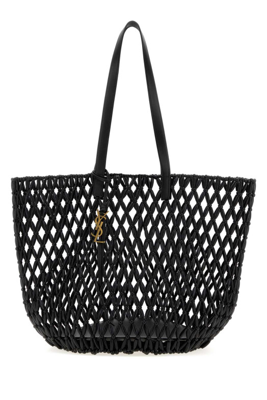 Black beads shopping bag Black SAINT LAURENT (862074KAAAY)