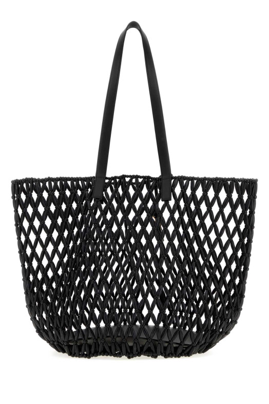 Black beads shopping bag Black SAINT LAURENT (862074KAAAY)