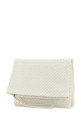 White leather Giornale clutch BOTTEGA VENETA (867345V0HW0)