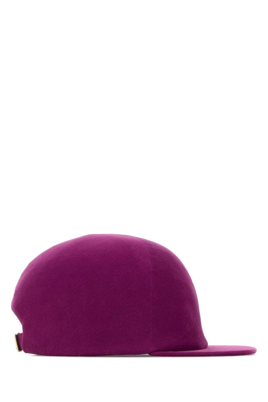 Фиолетовая бейсболка из твила BALENCIAGA (871565410B2)
