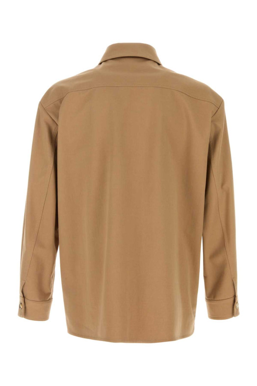 Camel twill shirt VALENTINO GARAVANI (8V0CIQ10ALS)
