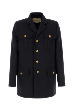 Navy blue wool blazer VALENTINO GARAVANI (8V0CJM05BEN)